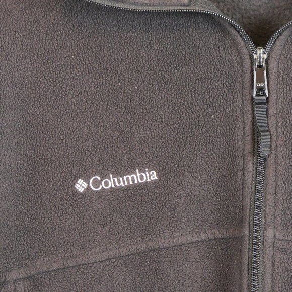 Columbia Men's Black Large Fleece Jacket - Picture 2 of 6
